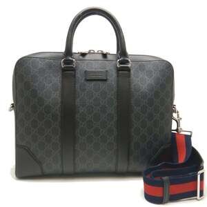 GUCCI Authentic Black Canvas Bag